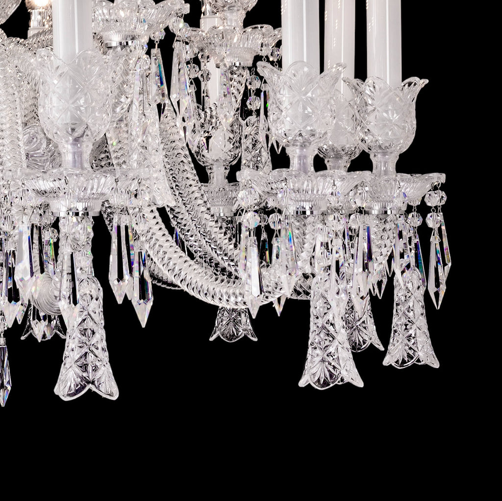 18 Lights Crystal Bell Baccarat Chandelier