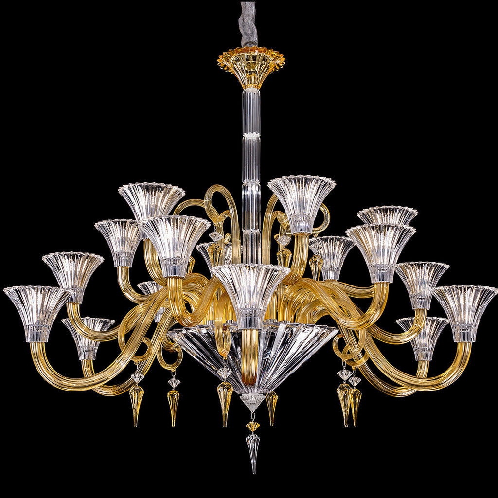 18 Lights Baccarat Crystal Light for Living Room