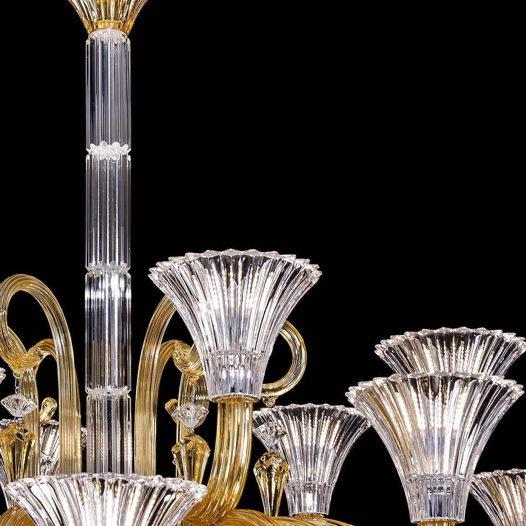 18 Lights Baccarat Crystal Light for Living Room