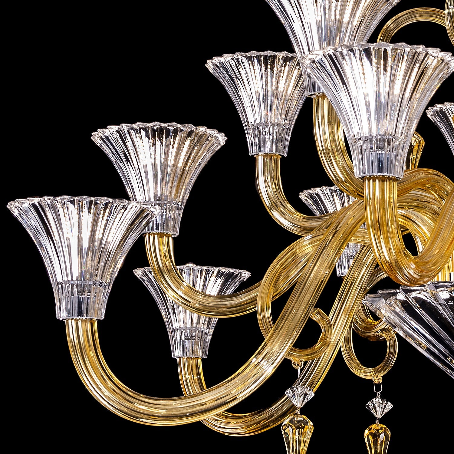 18 Lights Baccarat Crystal Light for Living Room