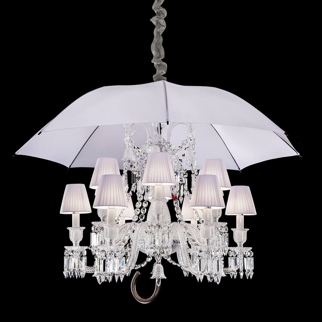 12 Lights Baccarat Chandelier with Umbrella