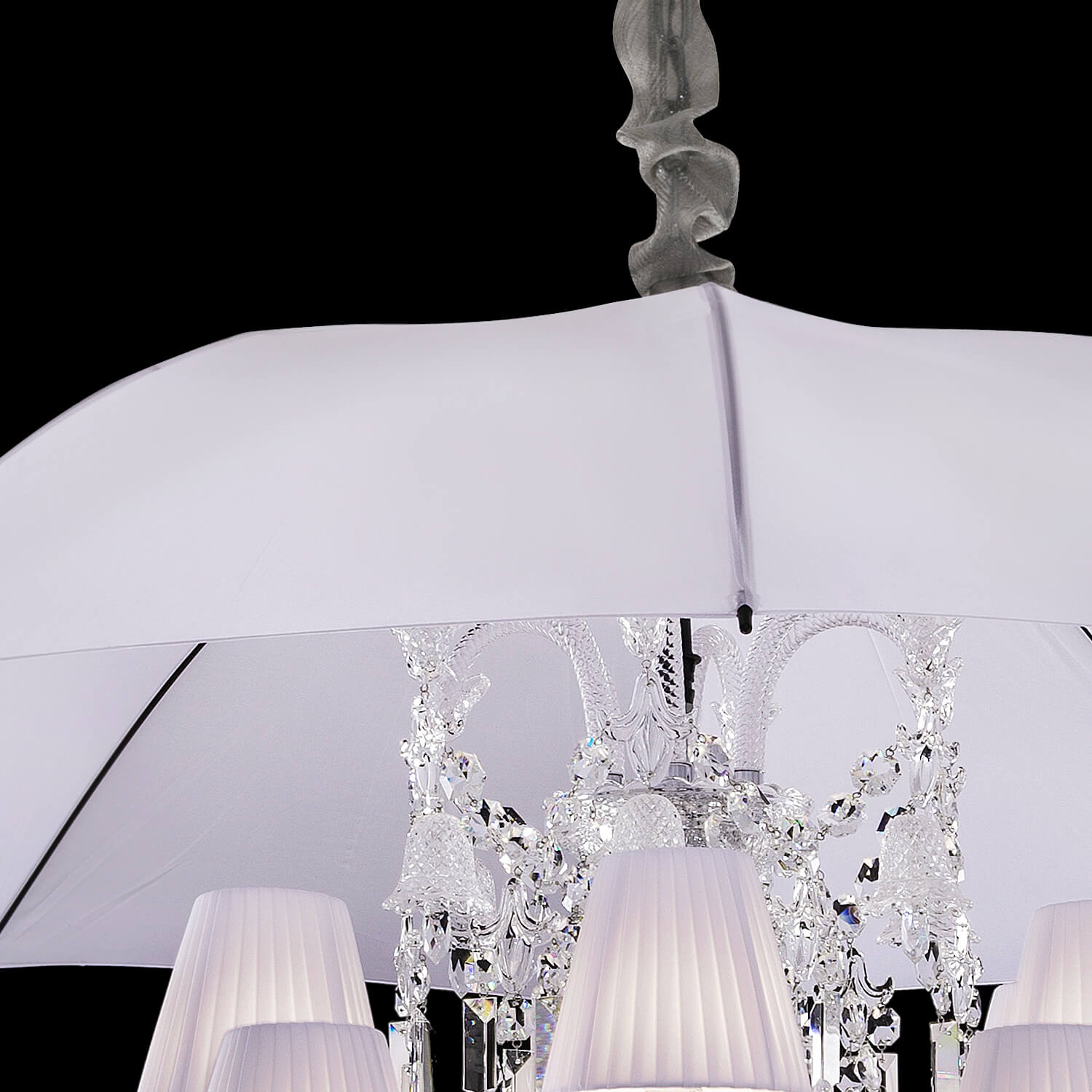12 Lights Baccarat Chandelier with Umbrella