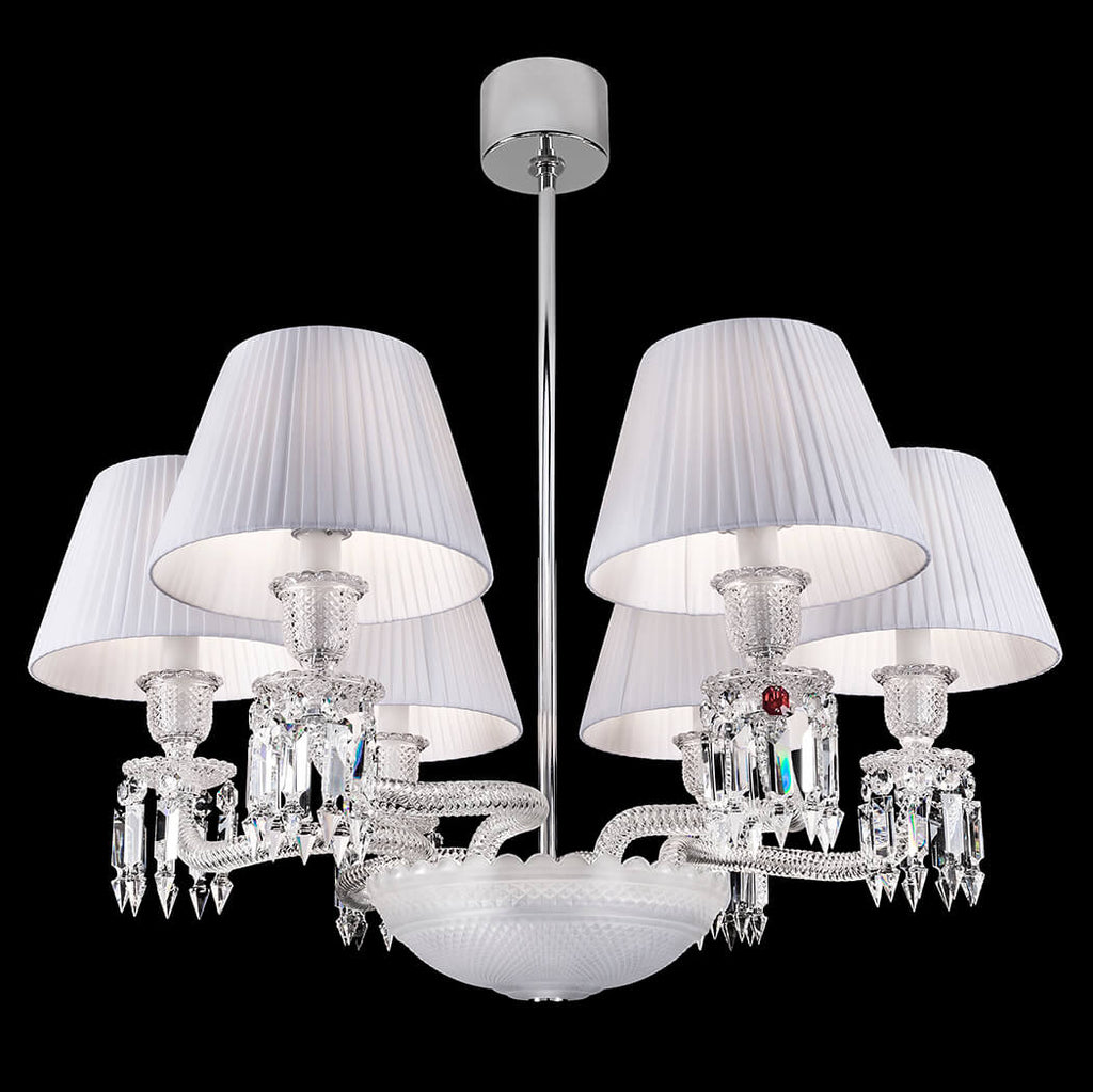 6 Lights Baccarat Chandelier for Bedroom