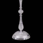 Auralite Classic Luxury Zénith Crystal Candelabra with Fabric Shade