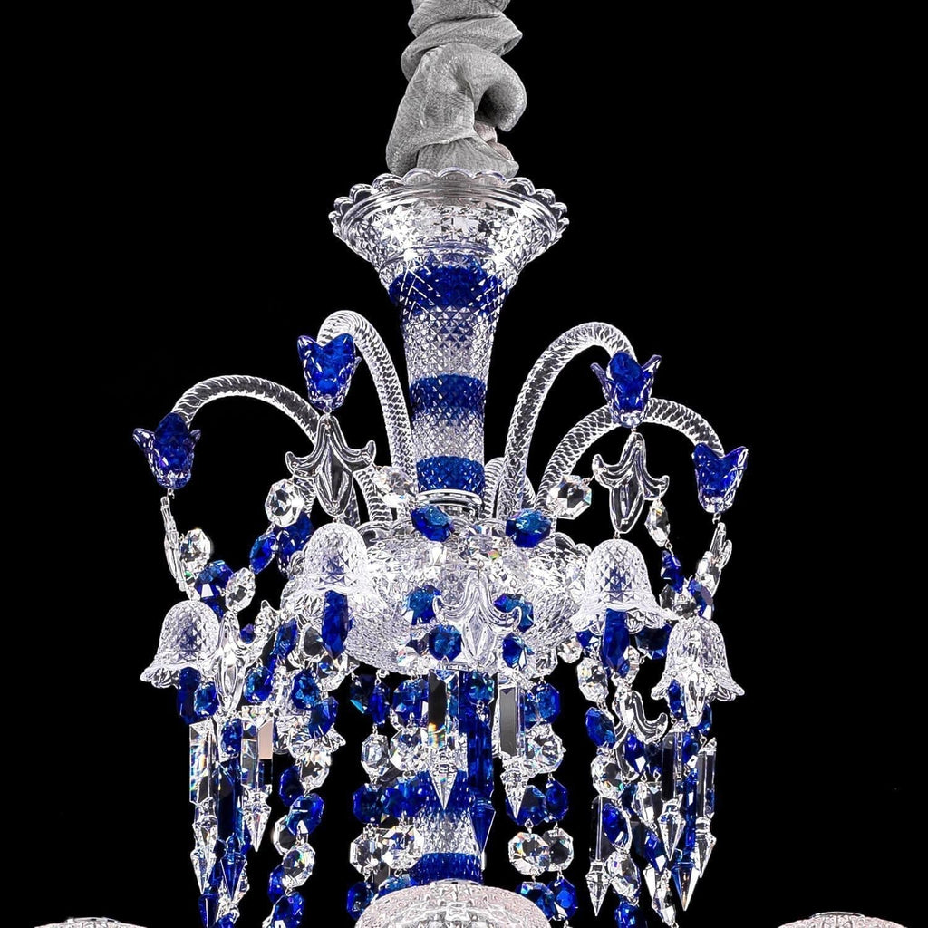 Bellarose Zenith Faunacrystopolis Blue Crystal Chandelier