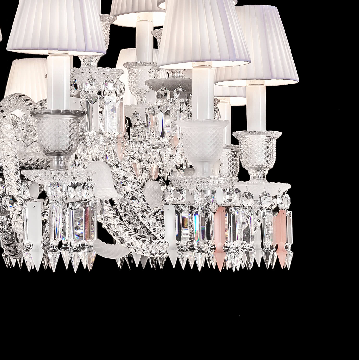 24 Lights Baccarat Chandelier with Short Neck