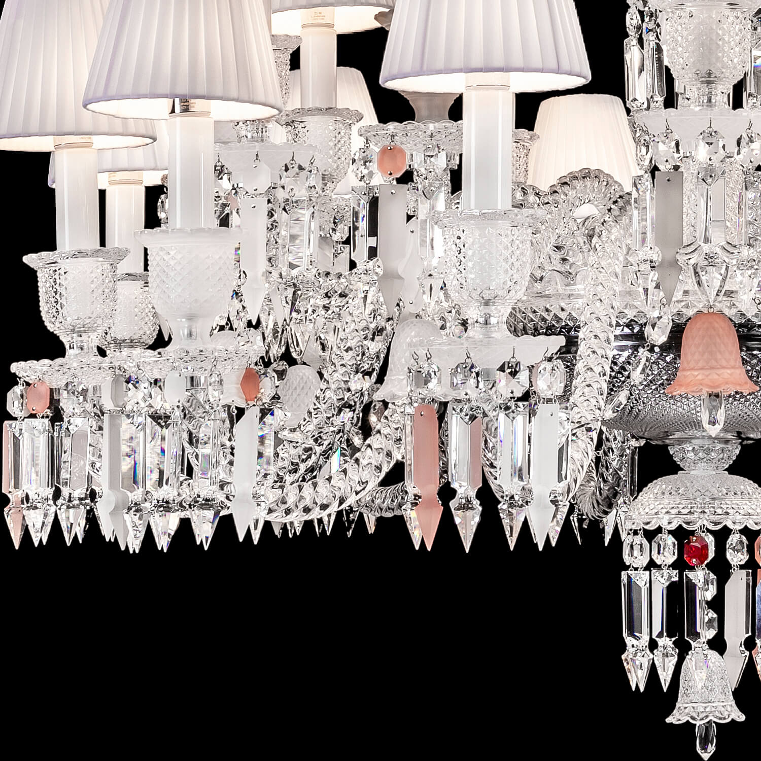 24 Lights Baccarat Chandelier with Short Neck