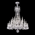 Large 48 Lights Baccarat Crystal Chandelier
