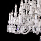 Large 48 Lights Baccarat Crystal Chandelier