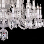 Large 48 Lights Baccarat Crystal Chandelier