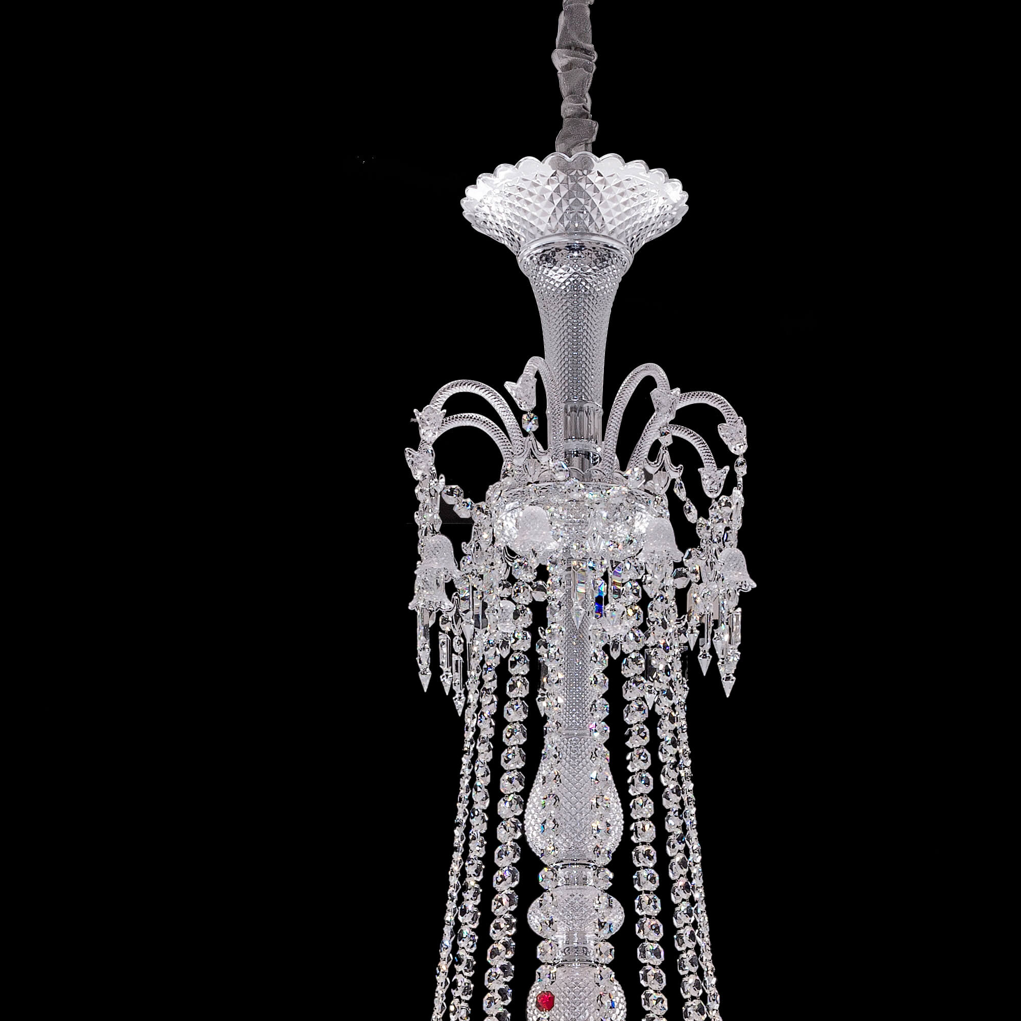 Huge 67 Lights Baccarat Chandelier