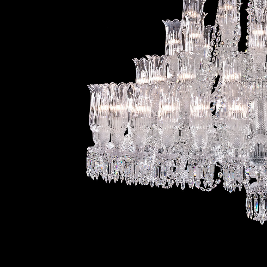 Huge 67 Lights Baccarat Chandelier