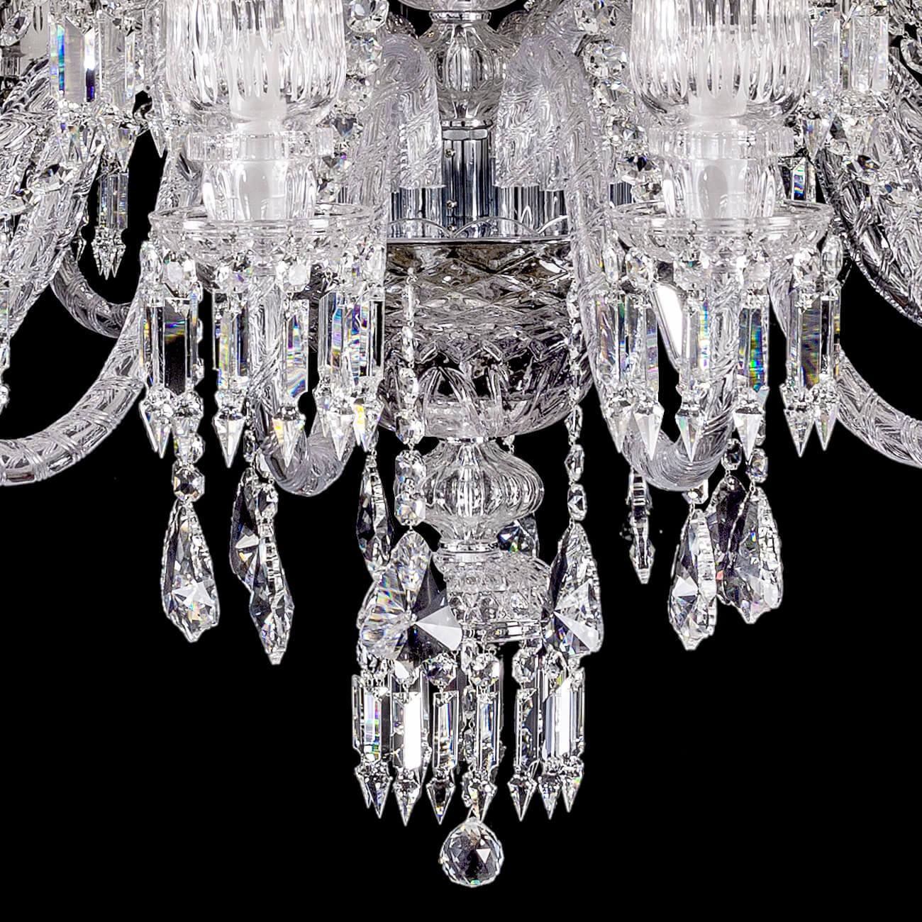 Auralite Crystal Cups Chandelier for Living Room