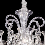 Auralite Crystal Cups Chandelier for Living Room
