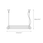 DDR Industrial Tube Pendant Light