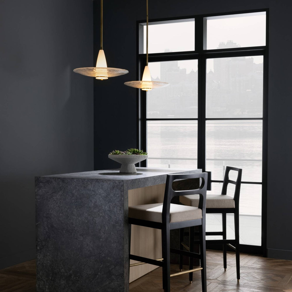 Vasili Flush Mount DFC05 room scene