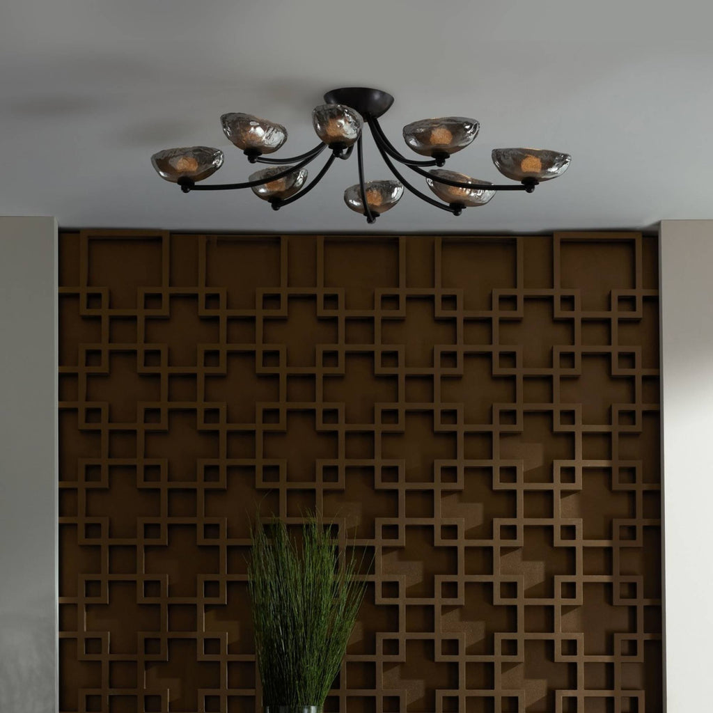 Zamora Flush Mount DFC08 room scene