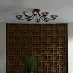 Zamora Flush Mount DFC08 room scene