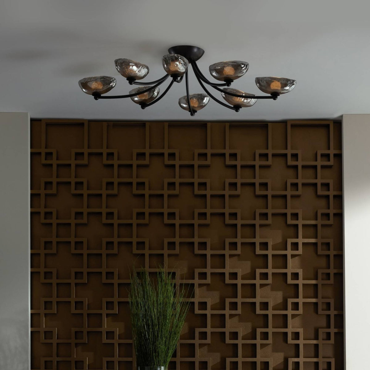 Zamora Flush Mount DFC08 room scene