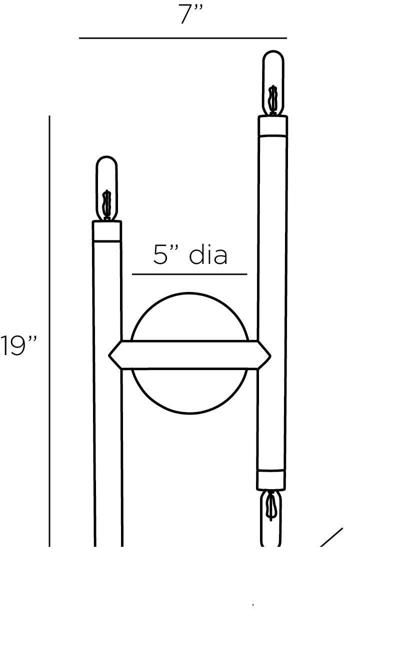 Ballard Flush Mount DFI03 technical dimension drawing