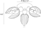 Inessa Flush Mount DFI11 technical dimension drawing
