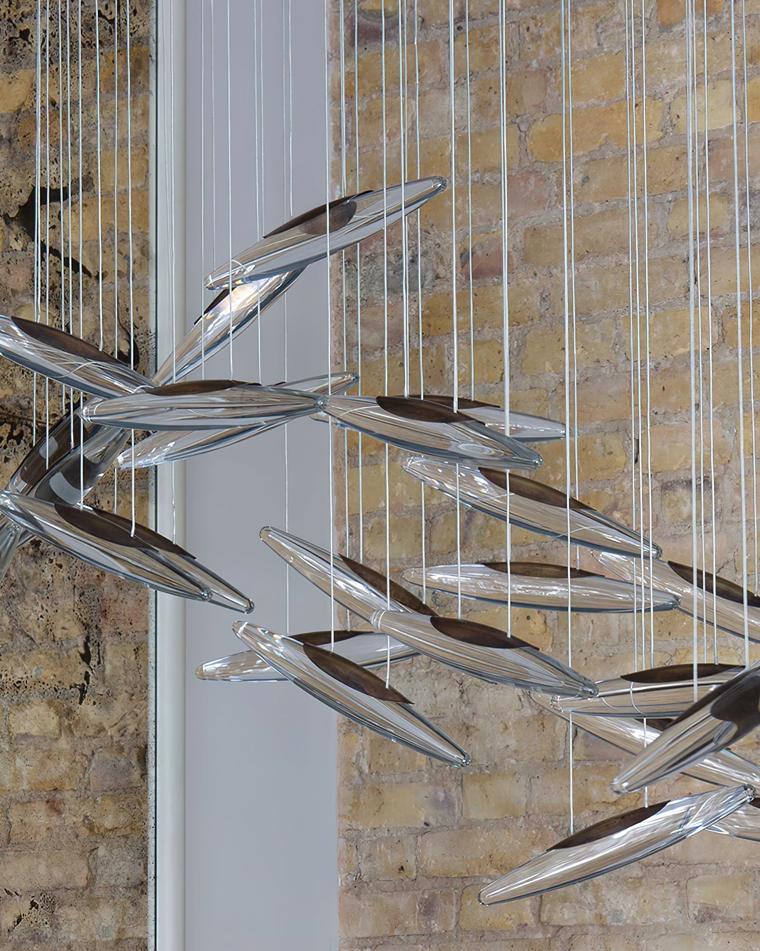 Moonlight Whispers Crystal Spiral Chandelier