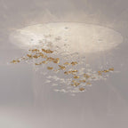Galaxy Tidal Art Glass Crystal Spiral Chandelier