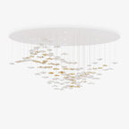 Galaxy Tidal Art Glass Crystal Spiral Chandelier