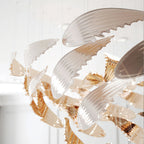 Bennett Meteor Shower Crystal Spiral Chandelier