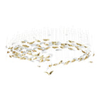 Bennett Meteor Shower Crystal Spiral Chandelier