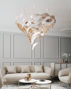 Bennett Meteor Shower Crystal Spiral Chandelier
