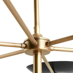 Griffith Two Tiered Chandelier DLC20 detail view