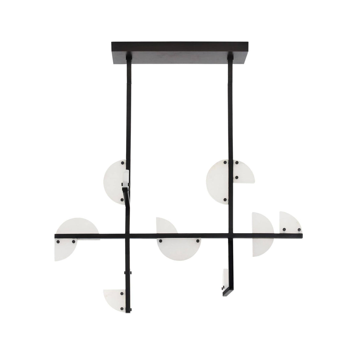 Nova Alabaster Linear Chandelier DLC41 alternate product view