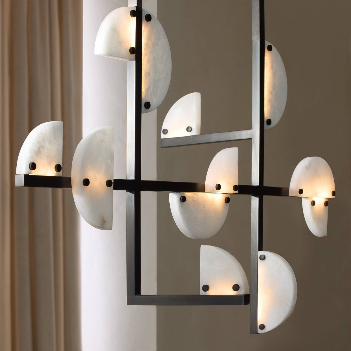 Nova Alabaster Linear Chandelier DLC41 product view