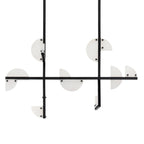Nova Alabaster Linear Chandelier DLC41 detail view