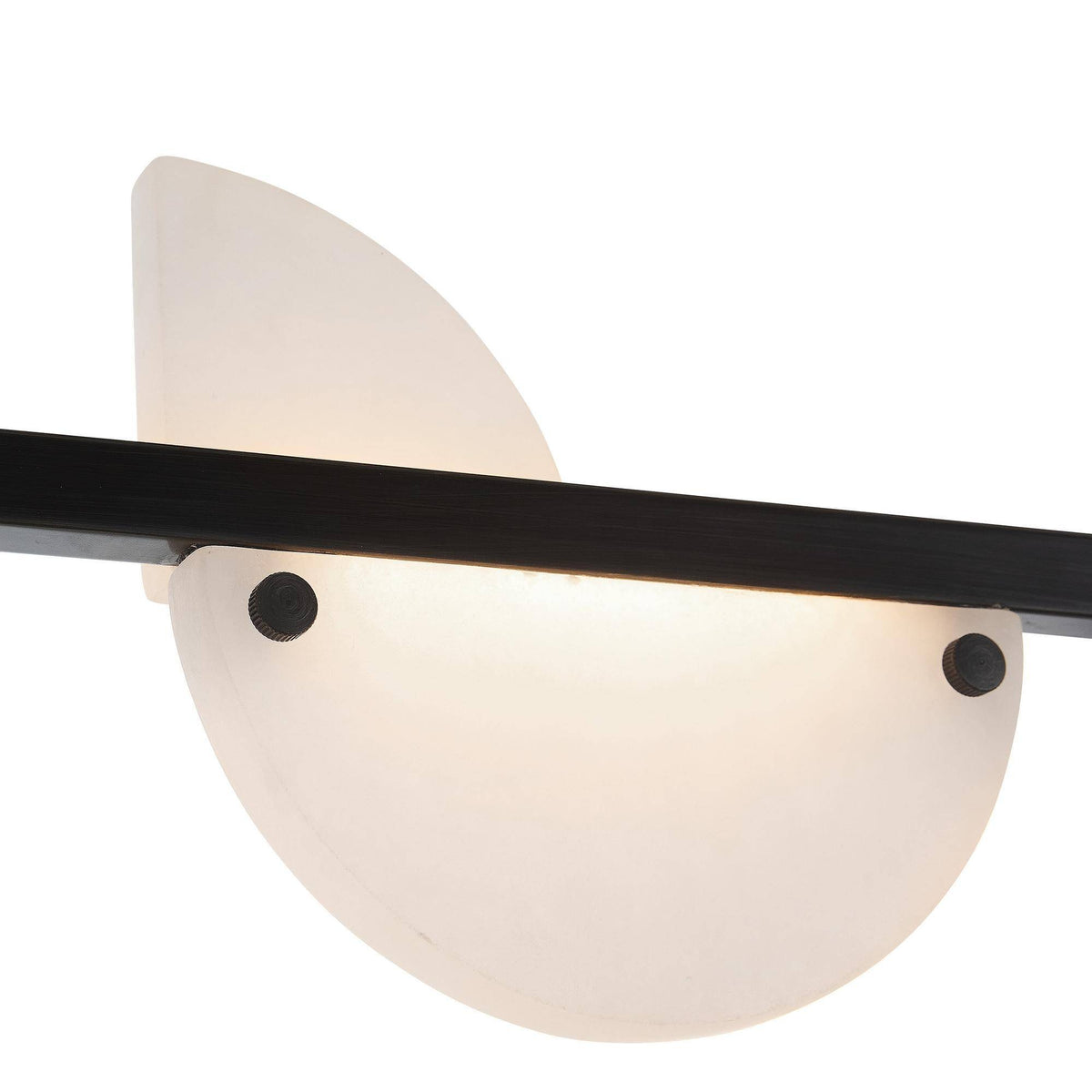 Nova Alabaster Linear Chandelier DLC41 detail view
