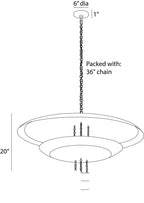 Florko Grand Chandelier DLI07 technical dimension drawing