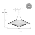 Lexa Pendant DLI10 technical dimension drawing