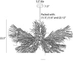 Kauai Chandelier DLS15 technical dimension drawing