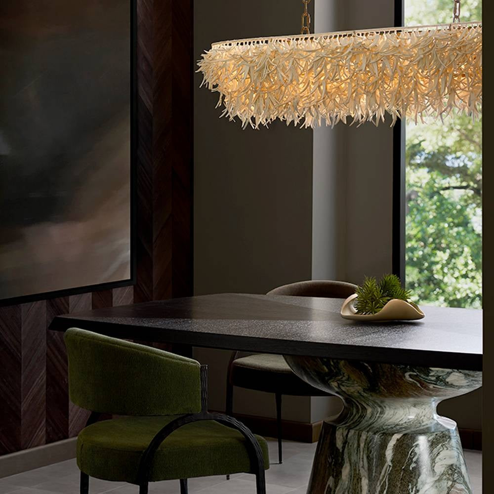 Cabo Linear Chandelier DLS17 room scene
