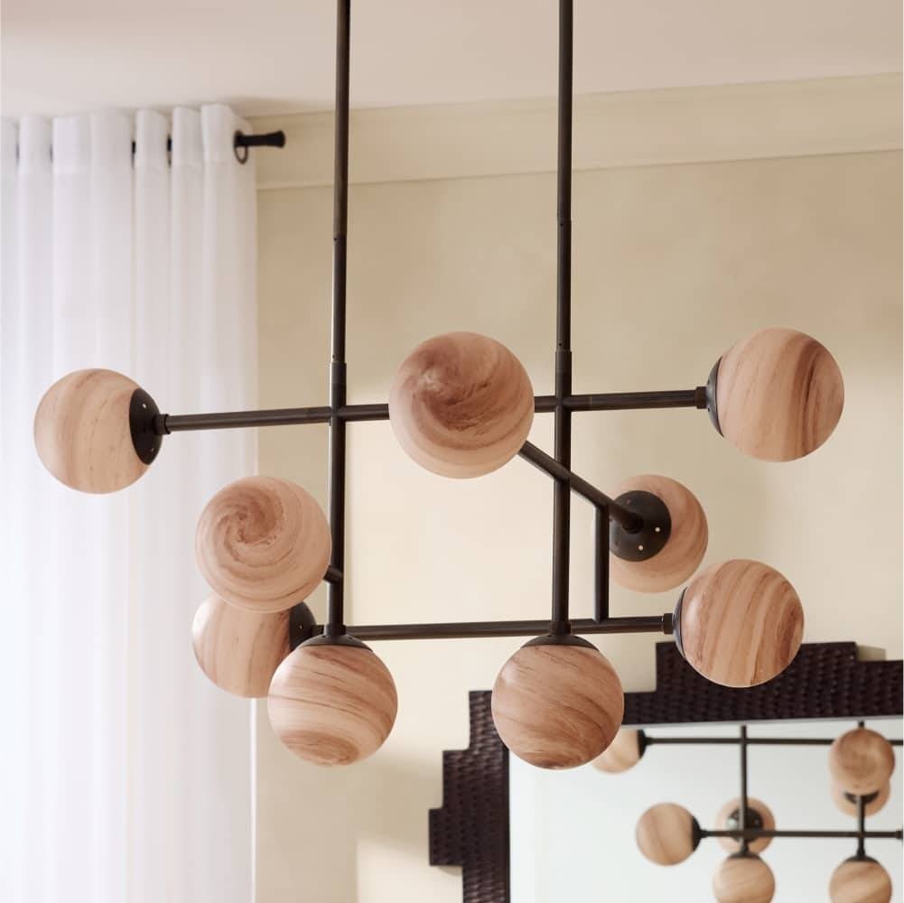 Hadden Linear Chandelier DMC30 room scene