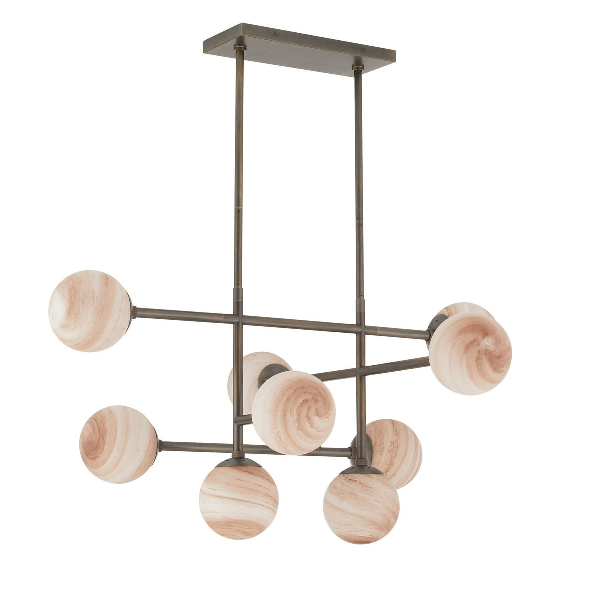 Hadden Linear Chandelier DMC30 detail view