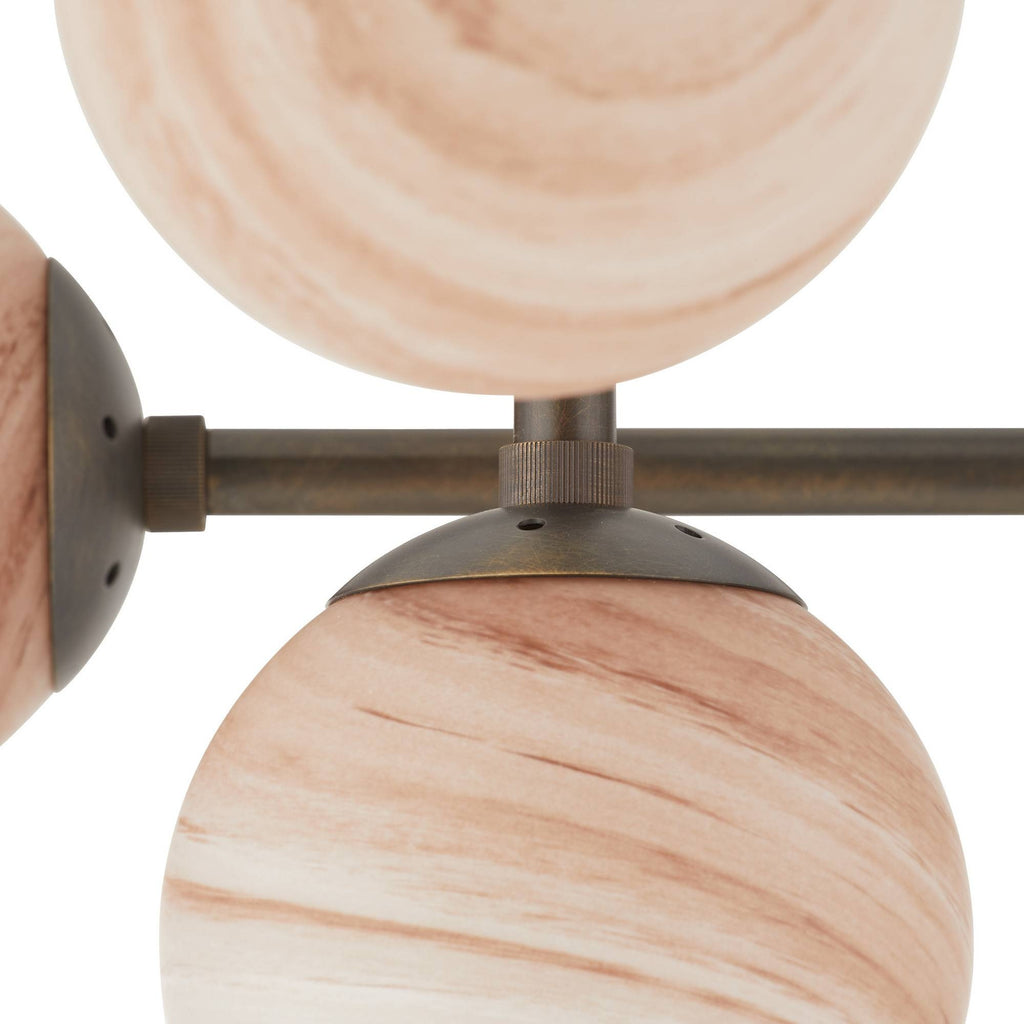 Hadden Linear Chandelier DMC30 detail view