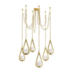 Ova Multi-Drop Chandelier DMC38 detail view