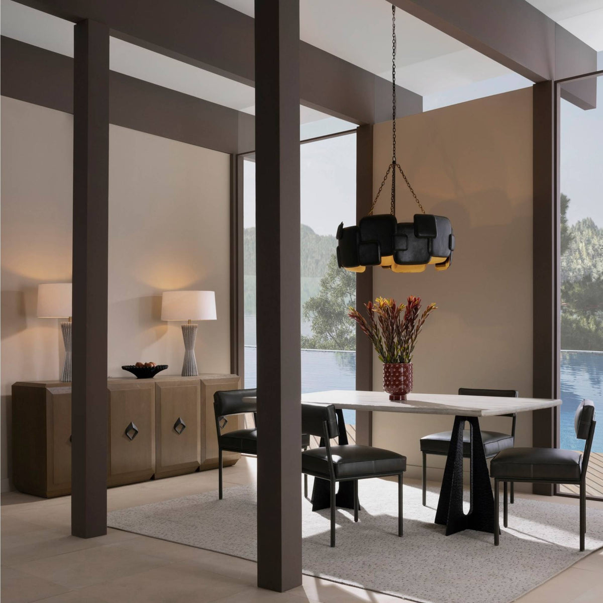Waylon Chandelier DMI03 room scene