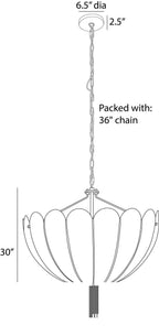 Inaya Chandelier DMI21 technical dimension drawing