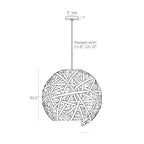 Trai Pendant DMS06 technical dimension drawing