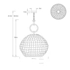 Ramya Pendant DMS24 technical dimension drawing