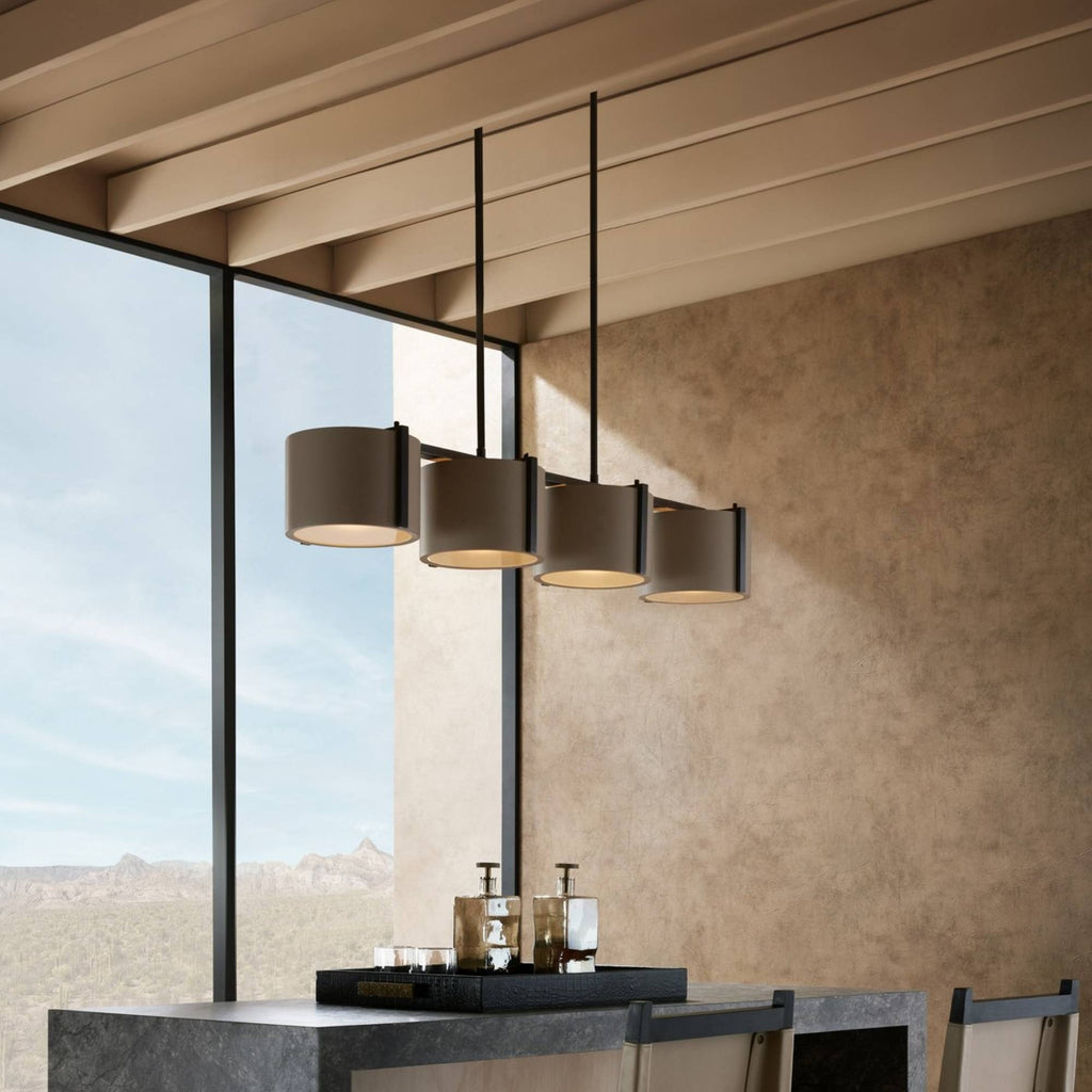 Zachary Linear Chandelier DRC05 room scene