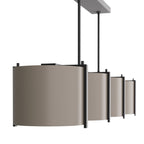 Zachary Linear Chandelier DRC05 detail view